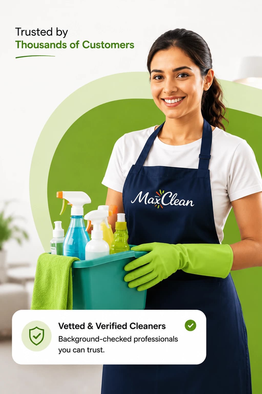 MaxClean cleaning professional